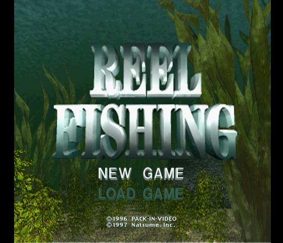 Reel Fishing Title Screen